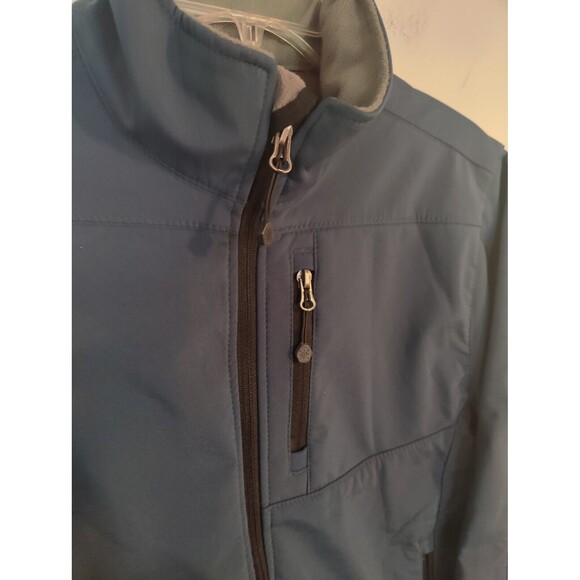 Windbreaker Fleece Lined Tahoe Pass Men's Blue Lightweight Jacket Size Medium M - Picture 10 of 10